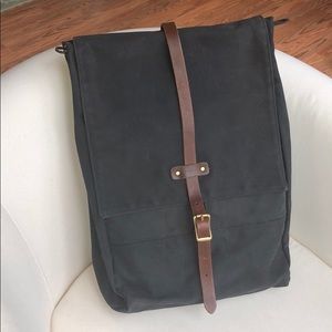 archival roll top backpack